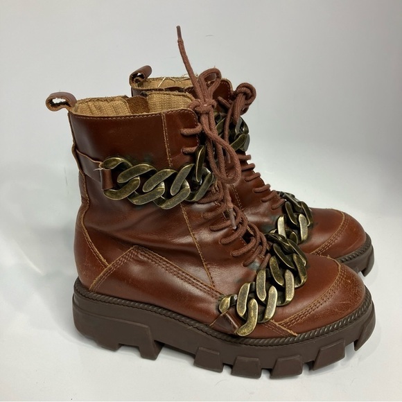 Kelsi Dagger Brooklyn Brave platform lug sole boots size 6 - Picture 2 of 10